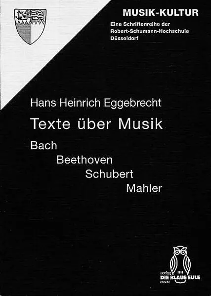Cover: 9783770570324 | Texte über Musik | Bach, Beethoven, Schubert, Mahler | Eggebrecht