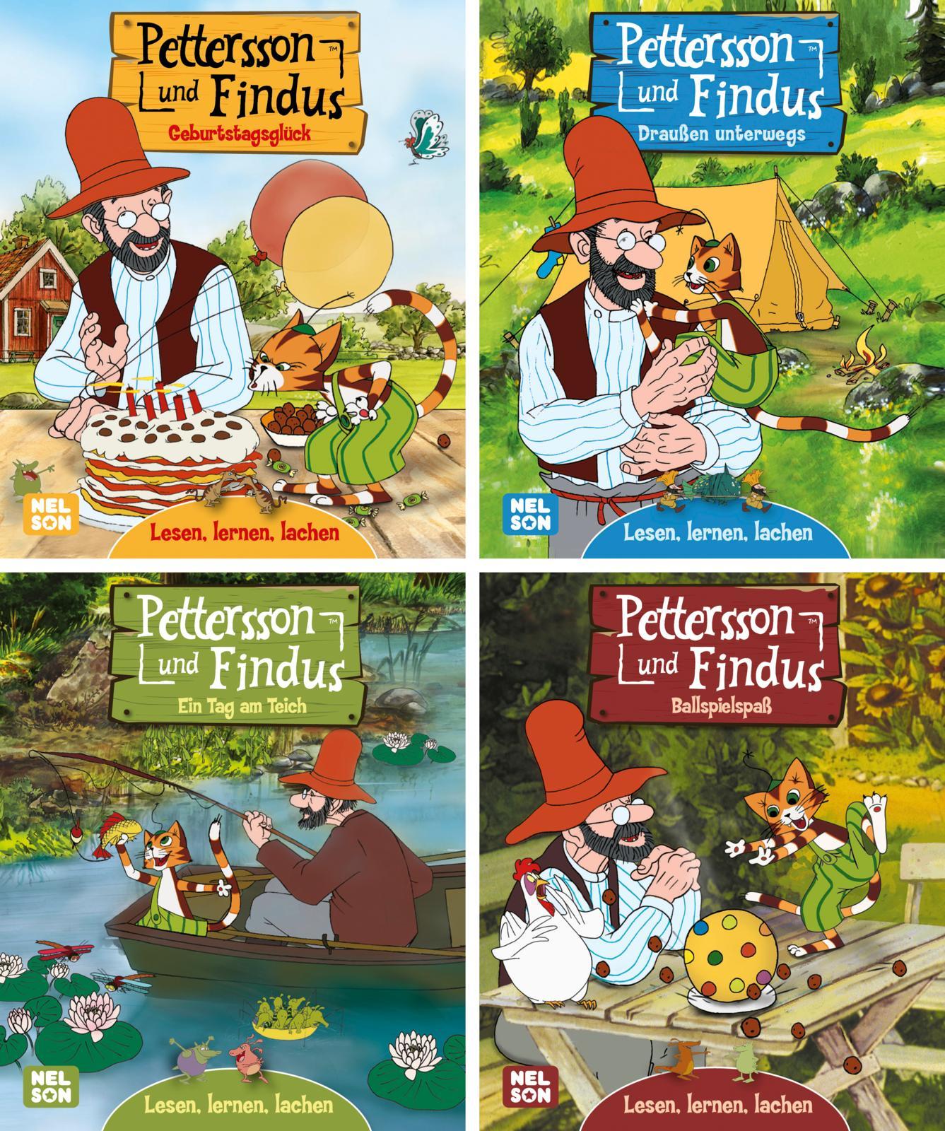 Cover: 9783845120324 | Nelson Mini-Bücher: Pettersson und Findus 1-4 | Broschüre | 16 S.