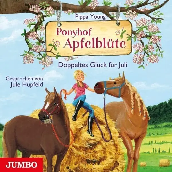Cover: 4012144460424 | Ponyhof Apfelblüte: Doppeltes Glück für Juli, 1 Audio-CD | Pippa Young