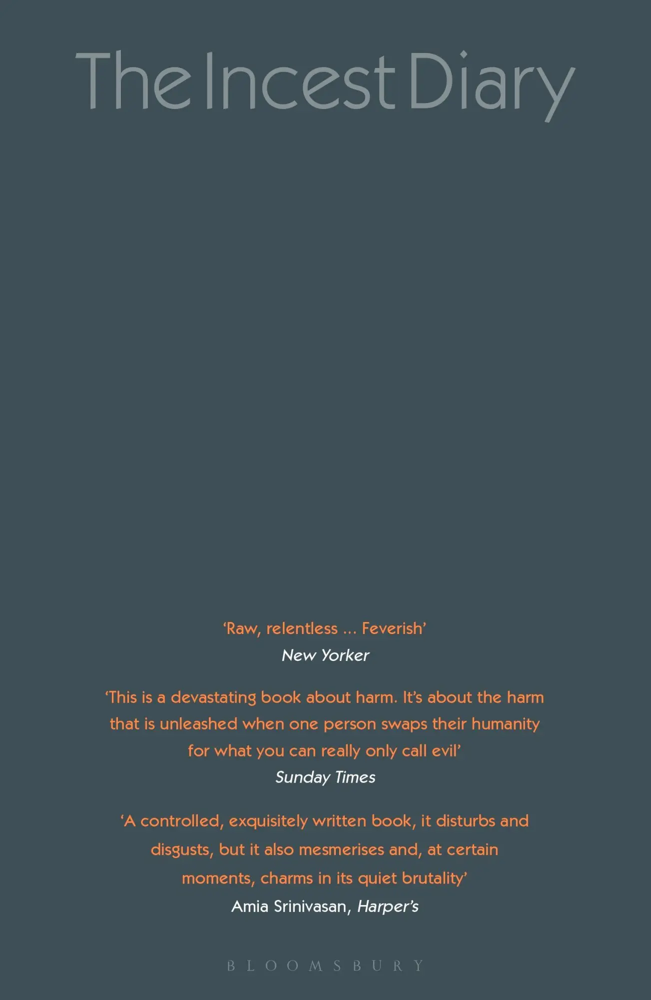 Cover: 9781408890424 | The Incest Diary | Anonymous | Taschenbuch | 132 S. | Englisch | 2018