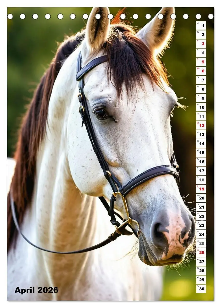 Bild: 9783516670424 | Pferdekalender - Wunderschöne Pferde in Natur und Portraits...