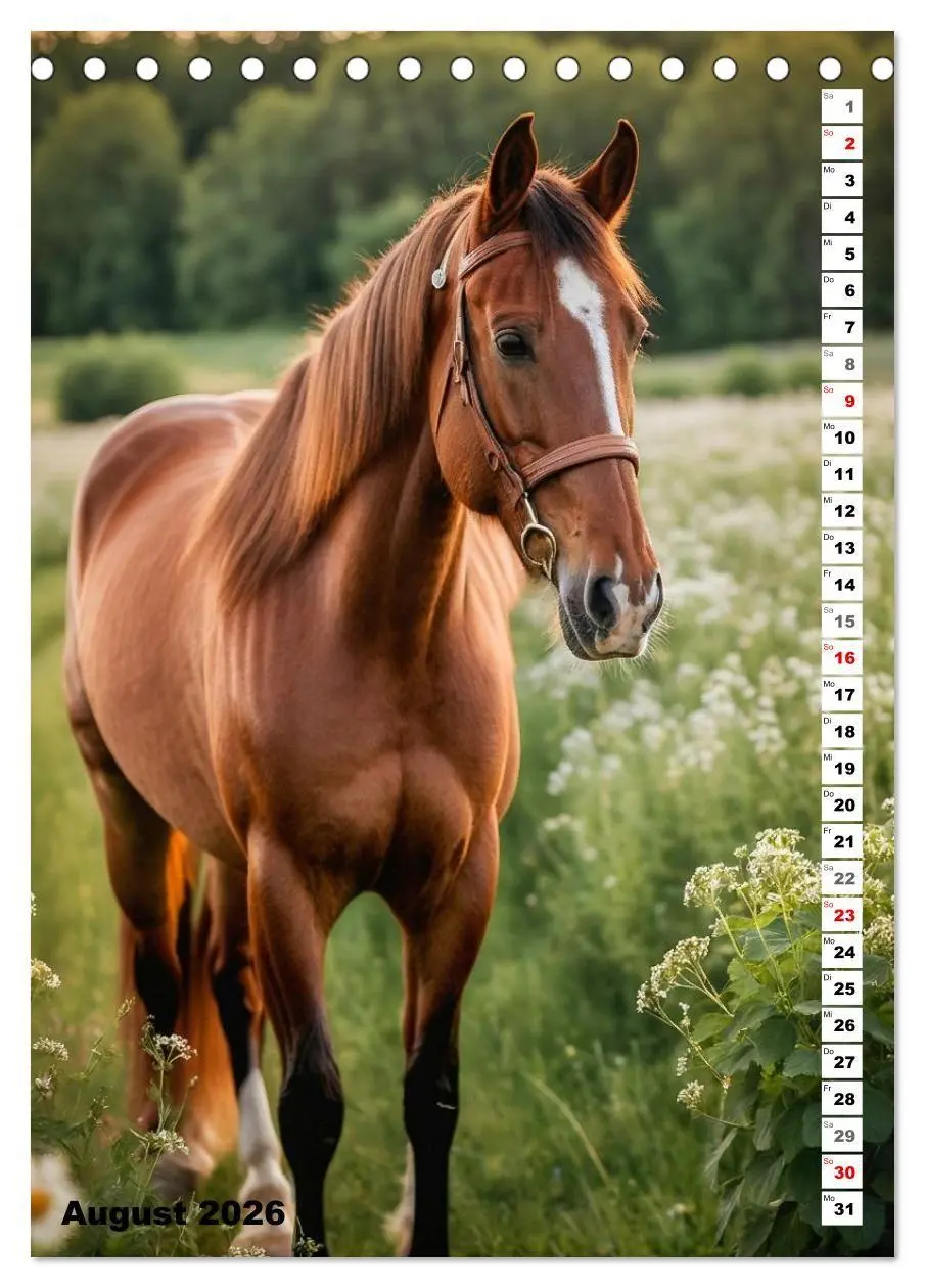 Bild: 9783516670424 | Pferdekalender - Wunderschöne Pferde in Natur und Portraits...