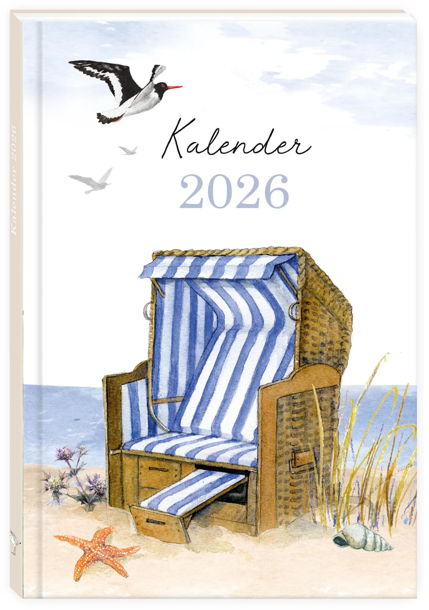 Cover: 9783911060424 | Taschenkalender Strandkorb 2026 | Sophia Drescher | Buch | Deutsch