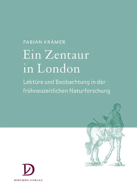 Cover: 9783939020424 | Ein Zentaur in London | Fabian Krämer | Buch | Kulturgeschichten Cover: 9783939020424 | Ein Zentaur in London | Fabian Krämer | Buch | Kulturgeschichten