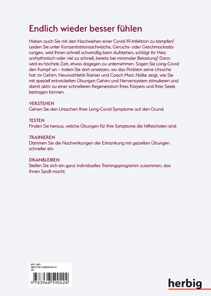 Bild: 9783968590424 | Long Covid Training | Marc Nölke | Taschenbuch | 144 S. | Deutsch