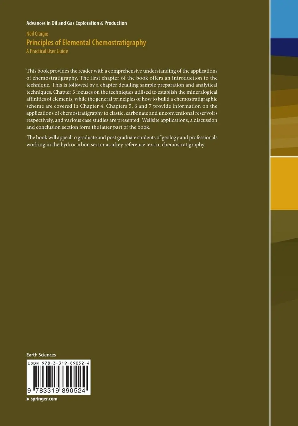 Rückseite: 9783319890524 | Principles of Elemental Chemostratigraphy | A Practical User Guide