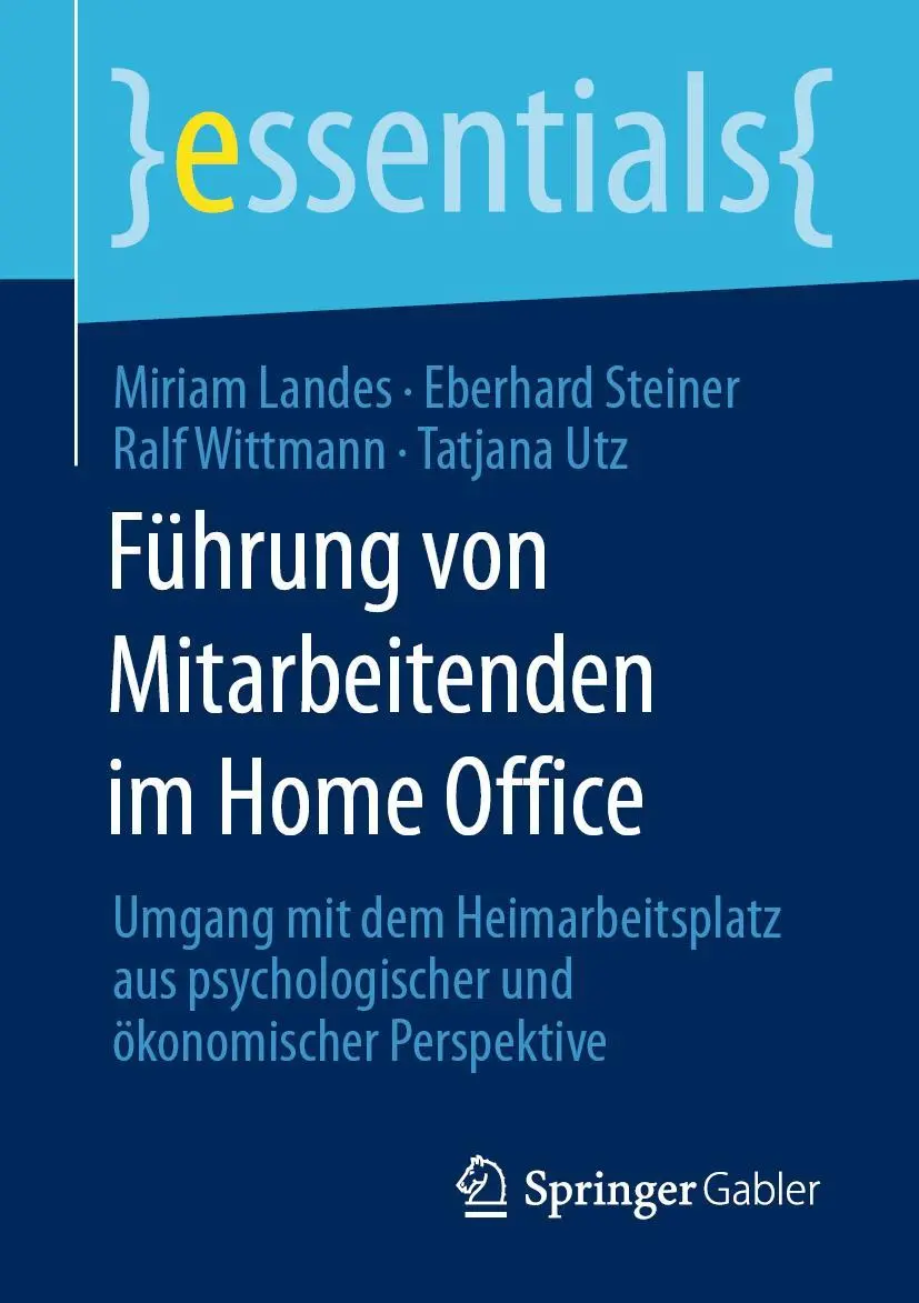 Cover: 9783658300524 | Führung von Mitarbeitenden im Home Office | Miriam Landes (u. a.)