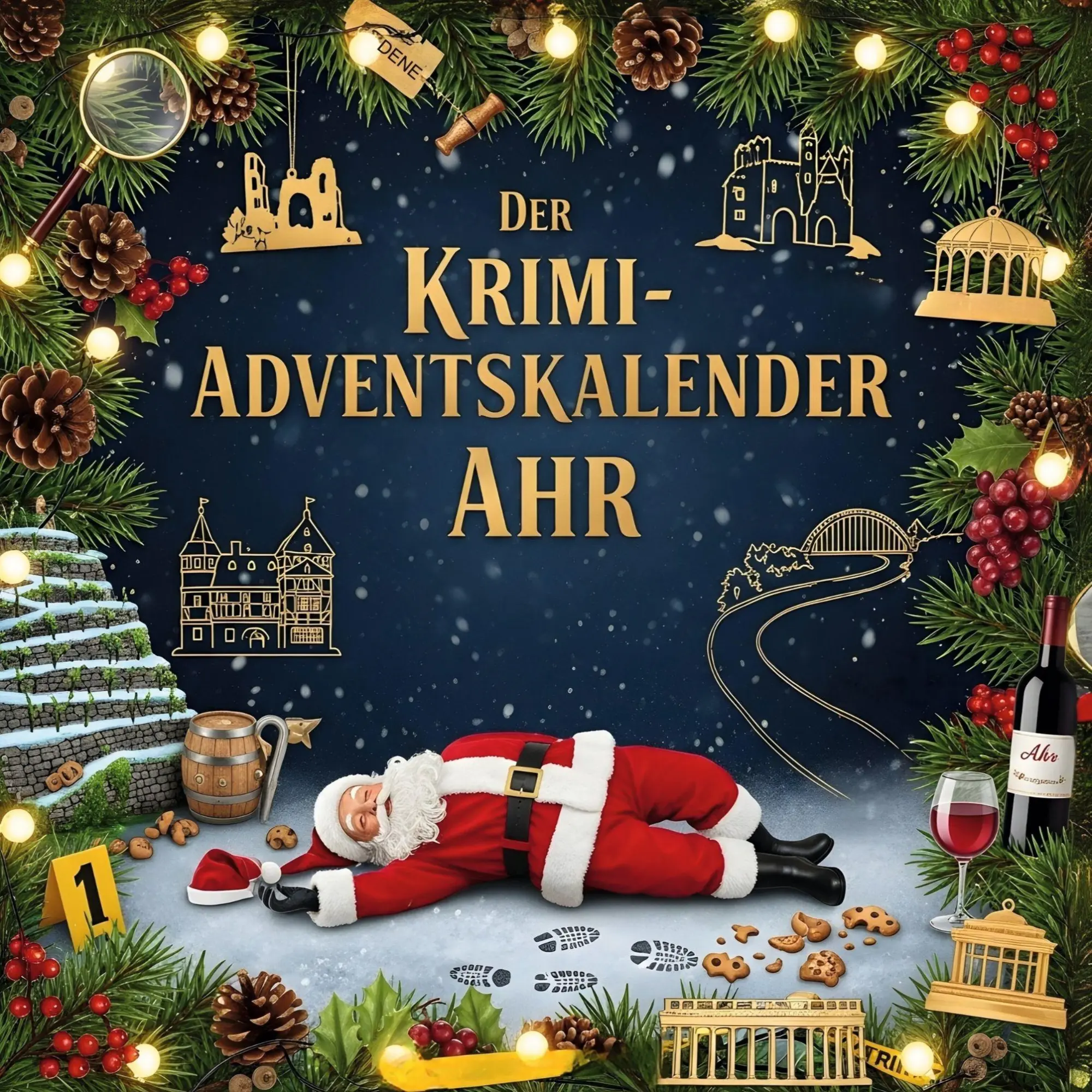 Cover: 9783695310524 | Der Krimi-Adventskalender Ahr | Mordsverdächtig in 24 Akten | Fischer