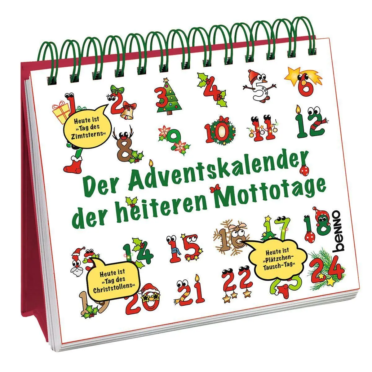 Bild: 9783746270524 | Der Adventskalender der heiteren Mottotage | Taschenbuch | 52 S.