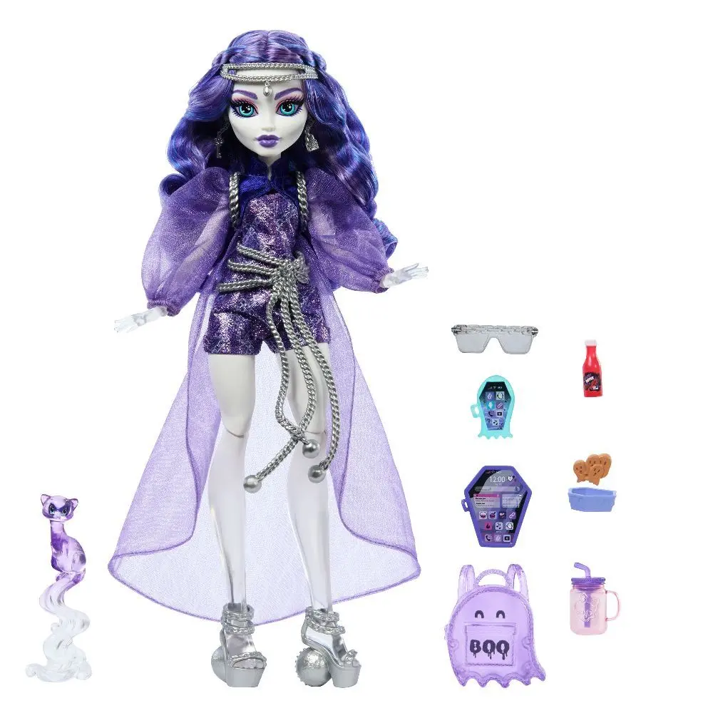 Bild: 194735230624 | Monster High Spectra Puppe | Blister | HXH77 | 2025 | Mattel