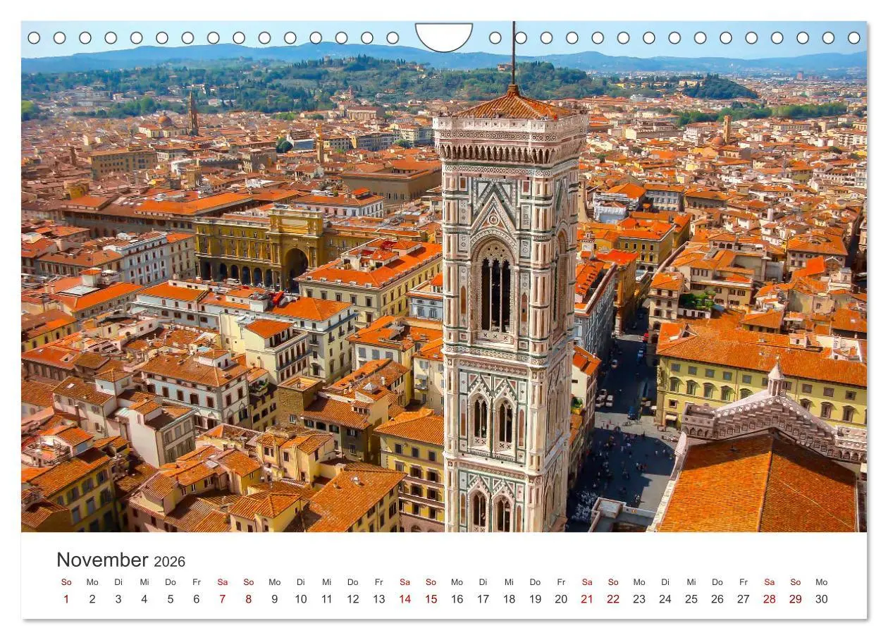 Bild: 9783457560624 | Florenz - In der Stadt der Medici. (Wandkalender 2026 DIN A4 quer),...