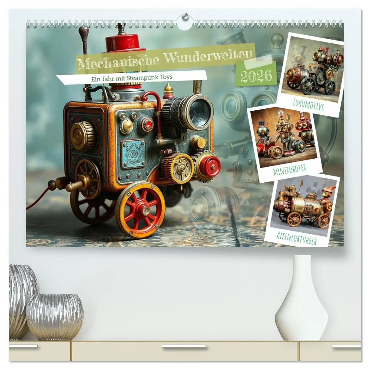 Cover: 9783516650624 | Mechanische Wunderwelten - Ein Jahr mit Steampunk Toys...