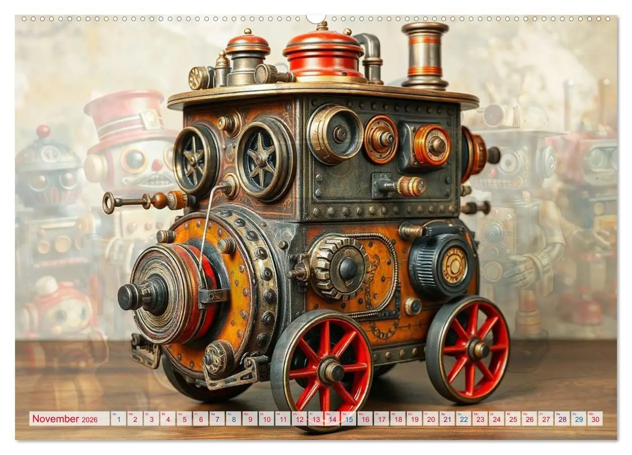 Bild: 9783516650624 | Mechanische Wunderwelten - Ein Jahr mit Steampunk Toys...