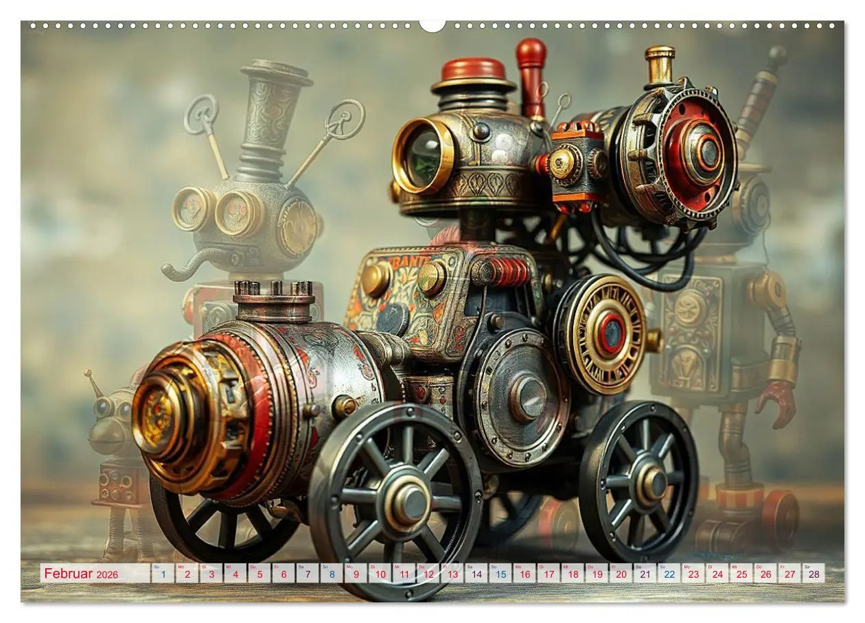 Bild: 9783516650624 | Mechanische Wunderwelten - Ein Jahr mit Steampunk Toys...