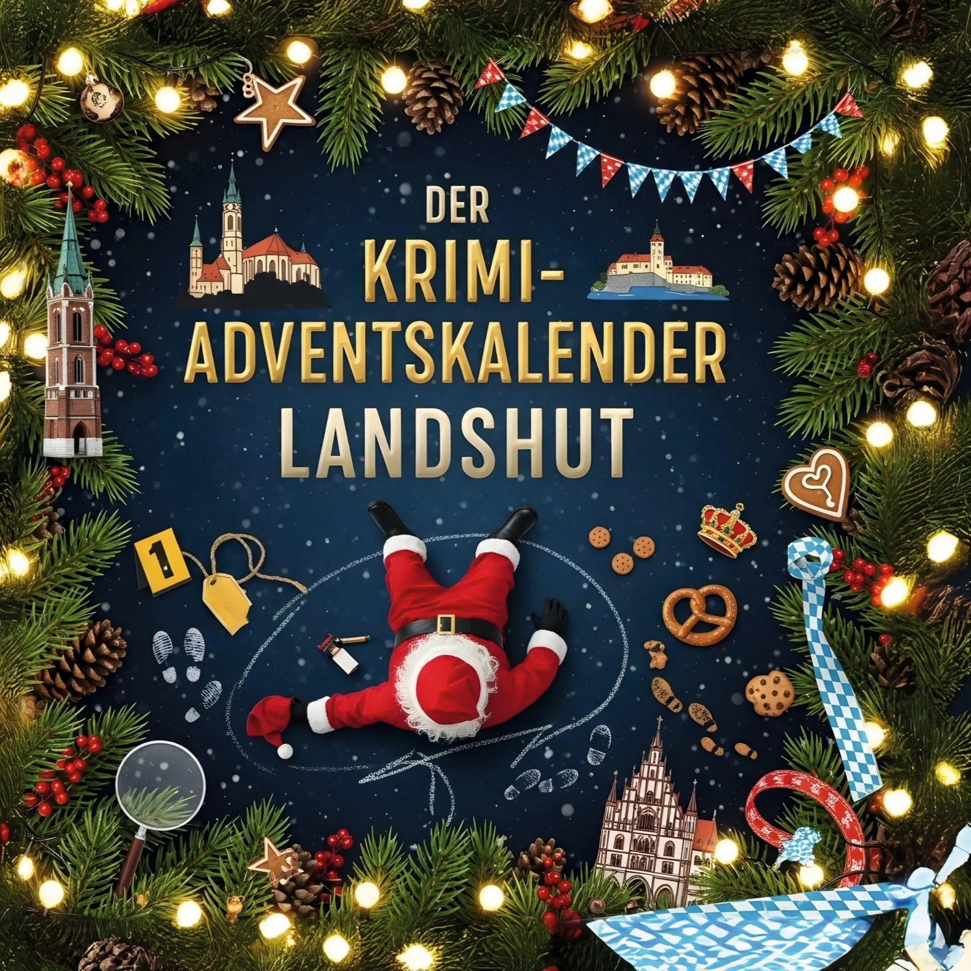 Cover: 9783695300624 | Der Krimi-Adventskalender Landshut | Mordsverdächtig in 24 Akten