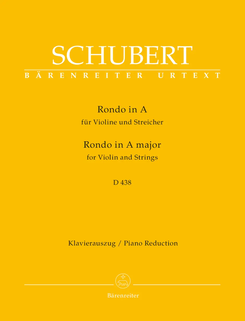 Cover: 9790006540624 | Rondo For Violin And Strings In A D.438 | Franz Schubert | Buch | 2011