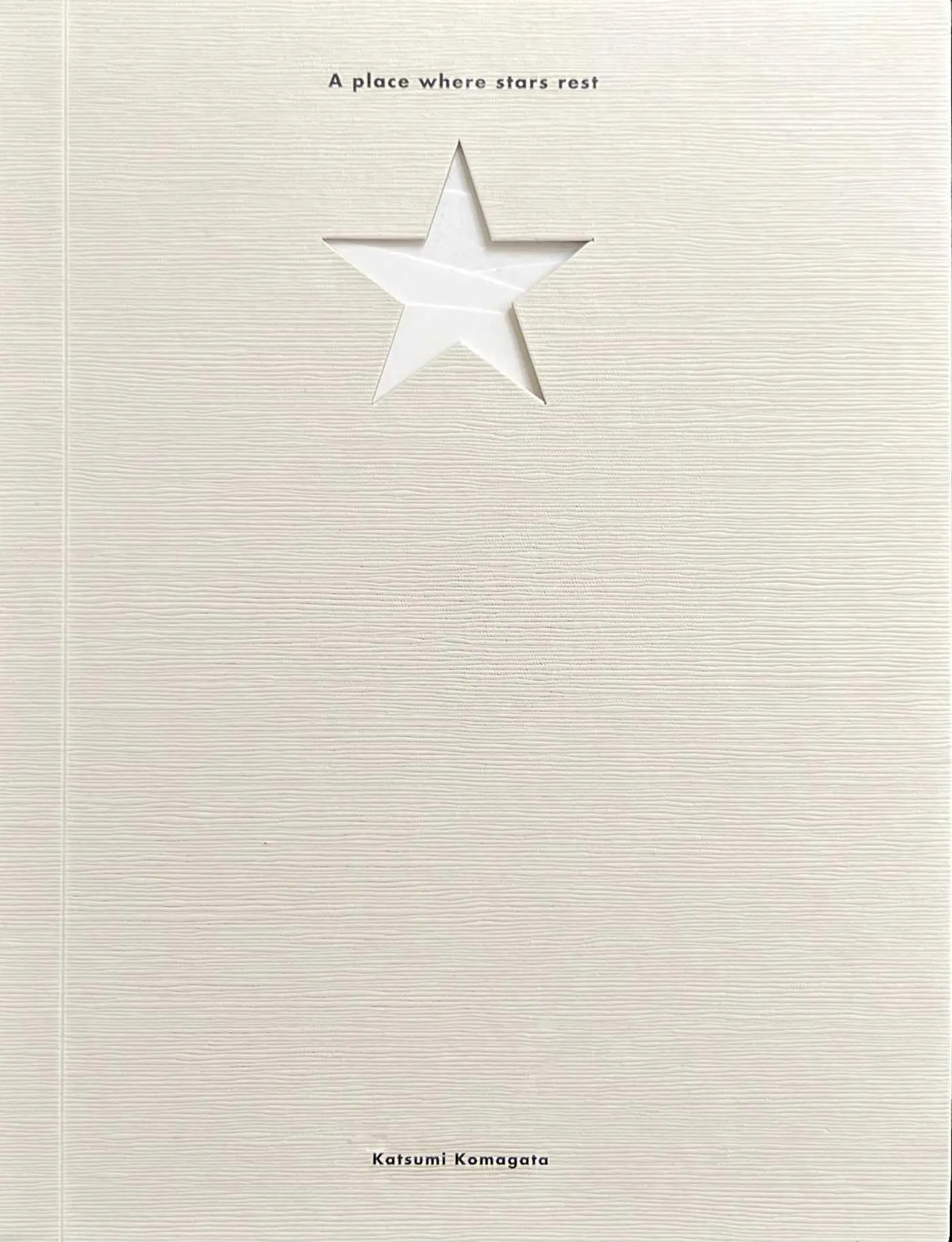 Cover: 9798986640624 | A Place Where Stars Rest | (Baby Shower Gifts) | Katsumi Komagata
