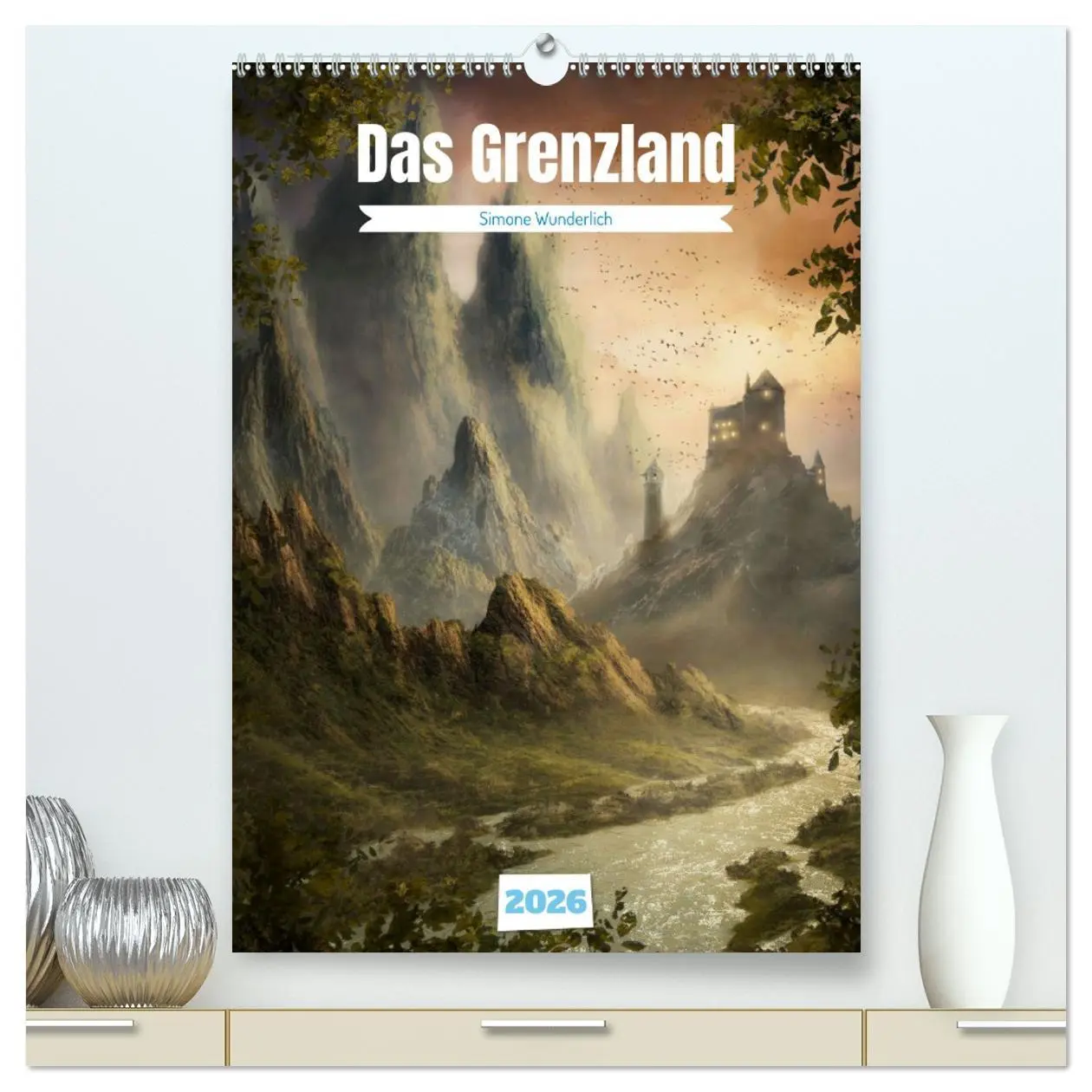Cover: 9783516330724 | Das Grenzland (hochwertiger Premium Wandkalender 2026 DIN A2 hoch),...