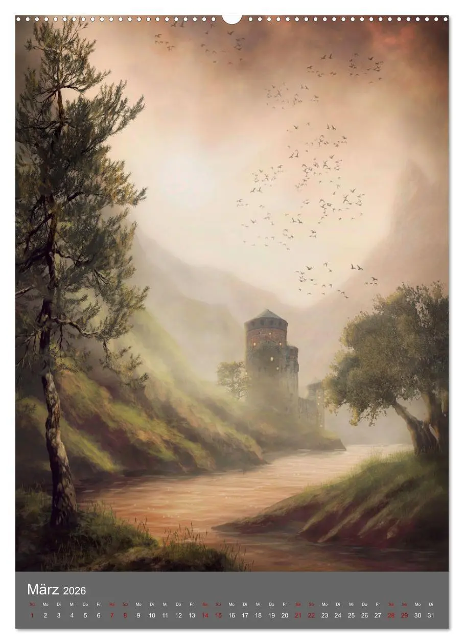 Bild: 9783516330724 | Das Grenzland (hochwertiger Premium Wandkalender 2026 DIN A2 hoch),...