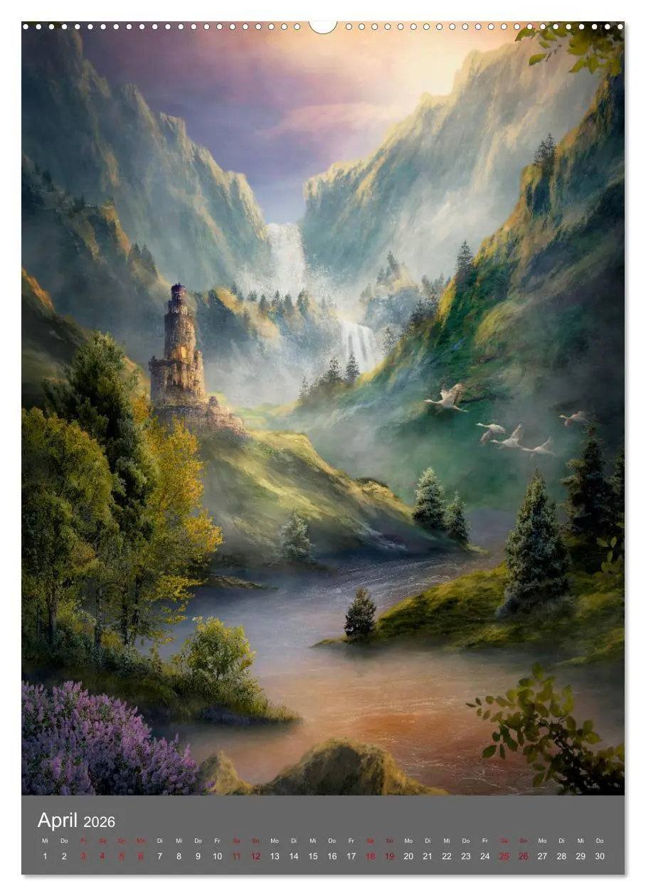 Bild: 9783516330724 | Das Grenzland (hochwertiger Premium Wandkalender 2026 DIN A2 hoch),...