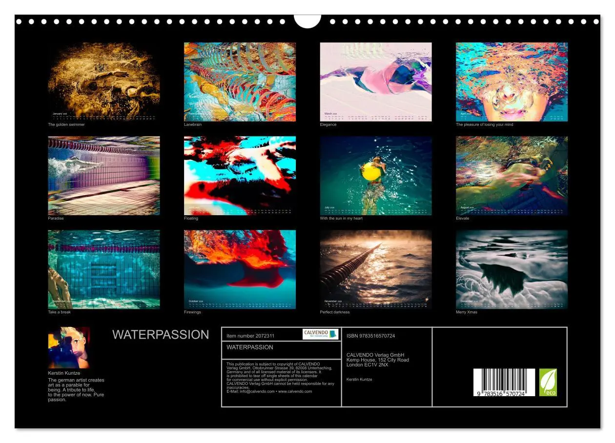 Bild: 9783516570724 | WATERPASSION (Wall Calendar 2026 DIN A3 landscape), CALVENDO 12...