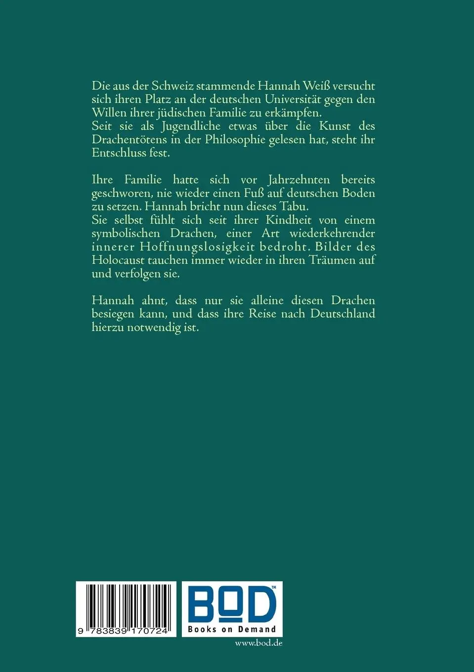 Rückseite: 9783839170724 | Vom Mut des Drachentötens | Claudia J. Schulze | Taschenbuch | 136 S.