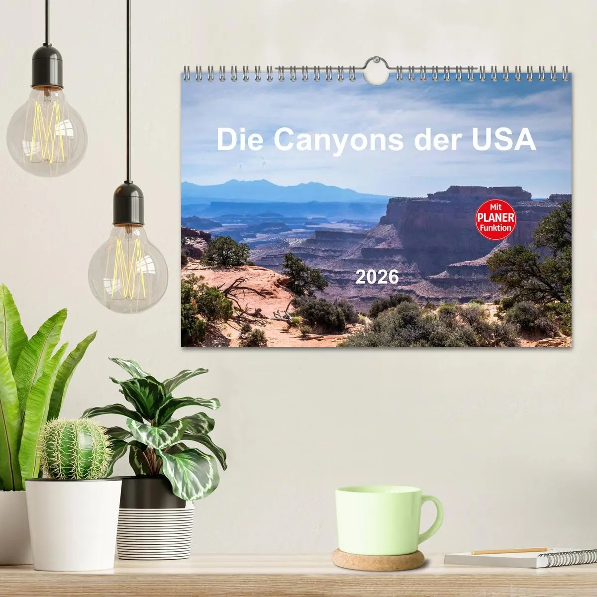 Bild: 9783516010824 | Die Canyons der USA (Wandkalender 2026 DIN A4 quer), CALVENDO...