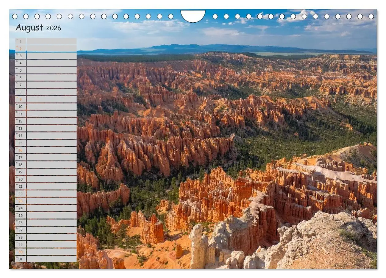 Bild: 9783516010824 | Die Canyons der USA (Wandkalender 2026 DIN A4 quer), CALVENDO...