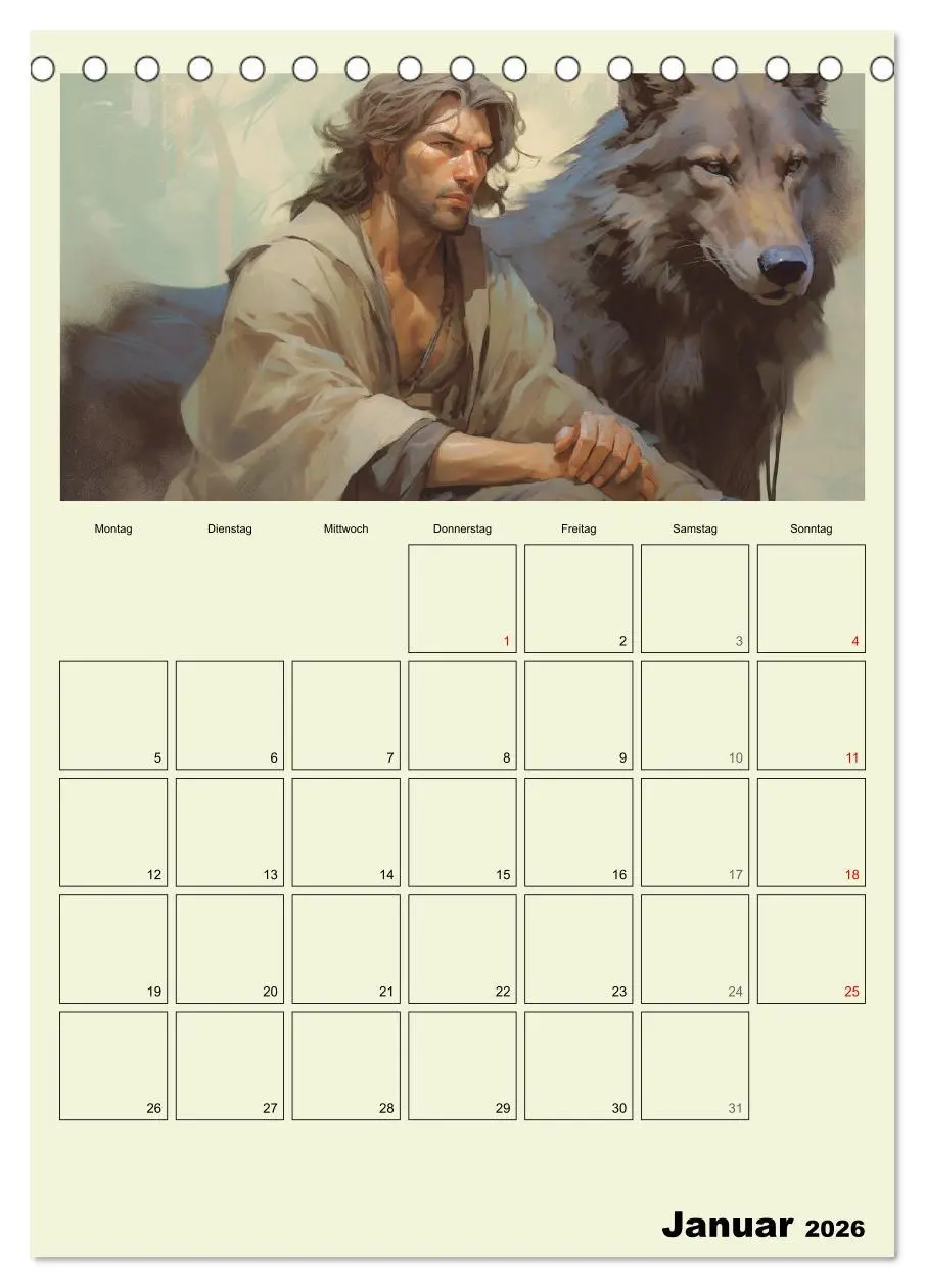 Bild: 9783516320824 | Im Zauberwald. Mystische Fabelwesen (Tischkalender 2026 DIN A5...