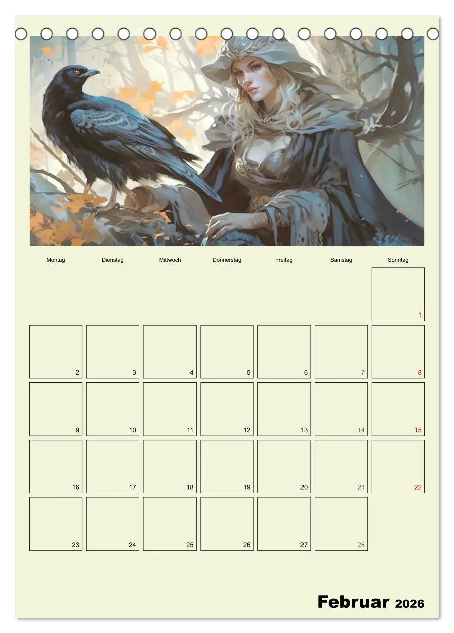 Bild: 9783516320824 | Im Zauberwald. Mystische Fabelwesen (Tischkalender 2026 DIN A5...