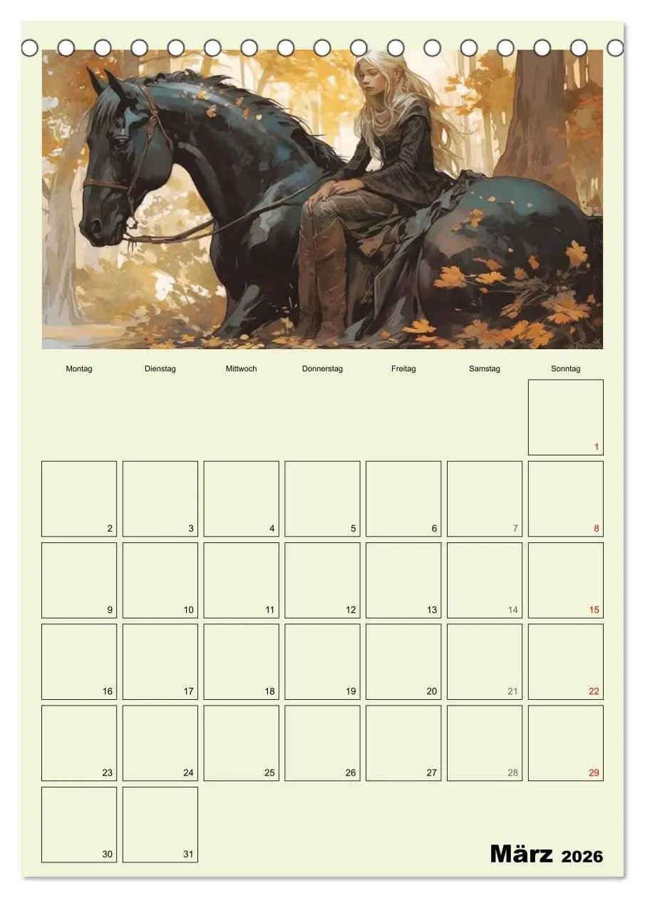 Bild: 9783516320824 | Im Zauberwald. Mystische Fabelwesen (Tischkalender 2026 DIN A5...