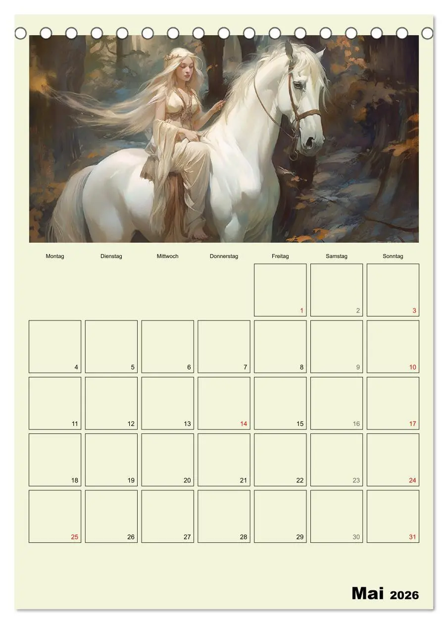 Bild: 9783516320824 | Im Zauberwald. Mystische Fabelwesen (Tischkalender 2026 DIN A5...