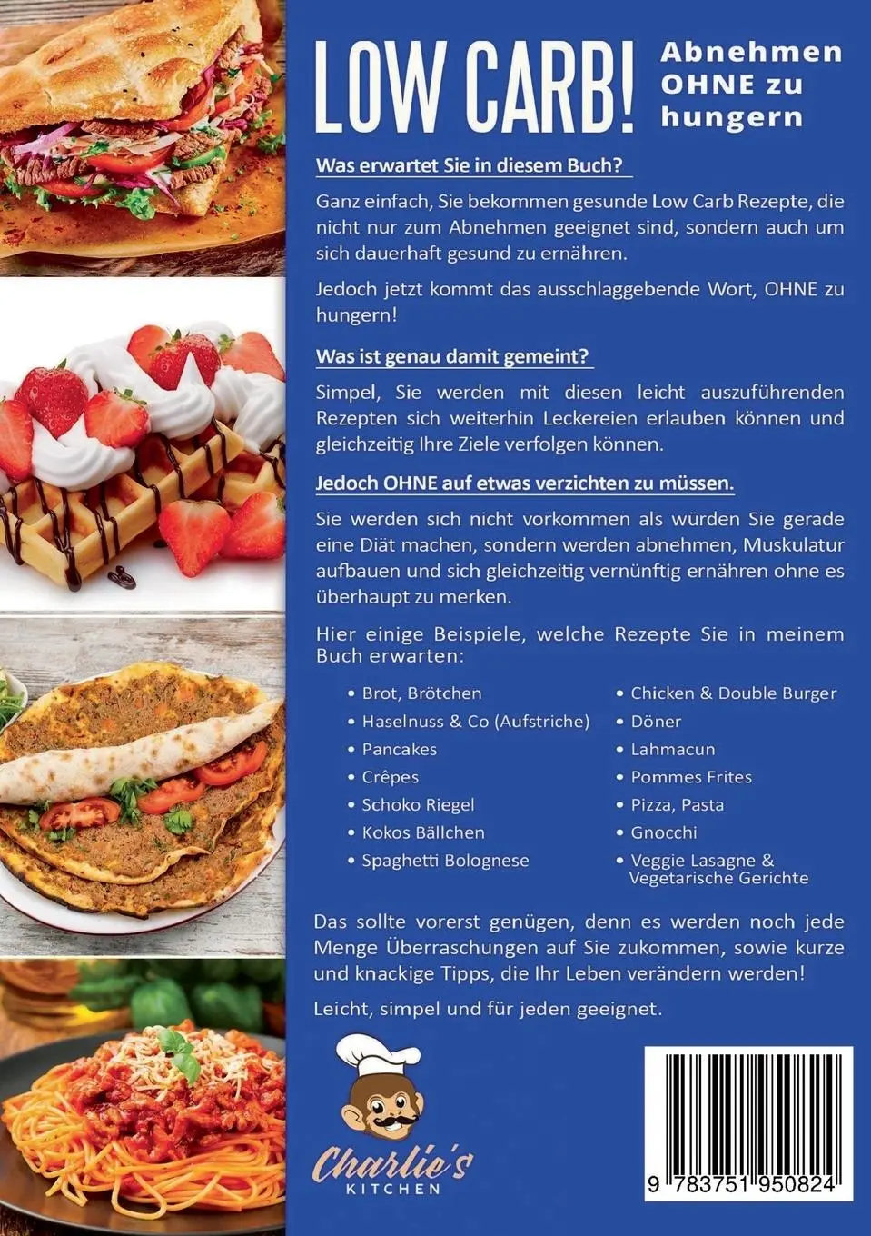 Rückseite: 9783751950824 | Low Carb! Das Kochbuch mit 100 Rezepte für Berufstätige,...