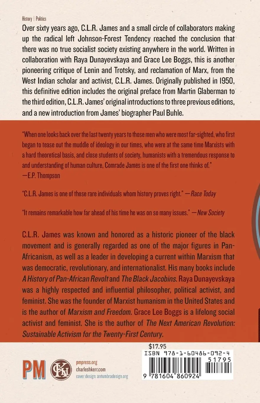 Rückseite: 9781604860924 | State Capitalism and World Revolution | C L R James (u. a.) | Buch