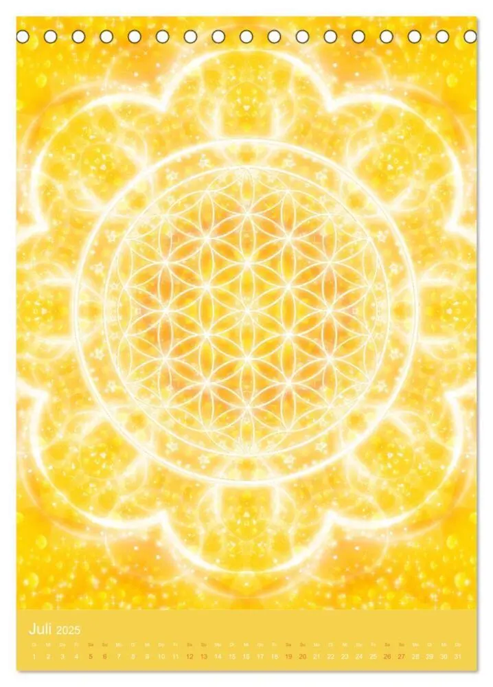 Bild: 9783435990924 | Blume des Lebens - Harmonie durch Symbolkraft (Tischkalender 2025...