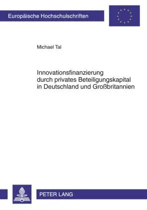 Cover: 9783631600924 | Innovationsfinanzierung durch privates Beteiligungskapital in...