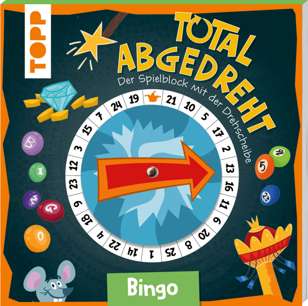Cover: 9783735890924 | Total abgedreht! Spielblock mit Drehscheibe - Bingo | Benedikt Beck