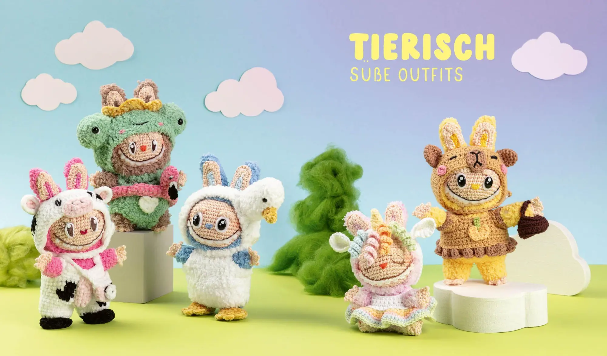 Bild: 9783745930924 | Cute Monsters - Das Häkelbuch für Labubu-Fans - inklusive...