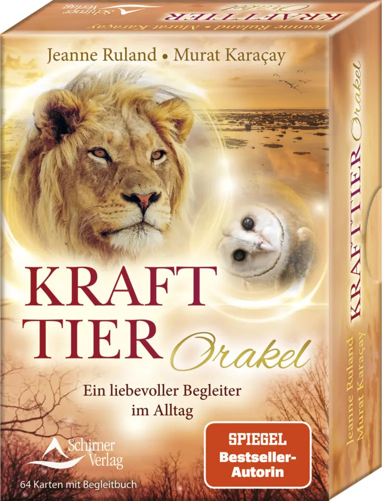 Cover: 9783843490924 | Krafttier-Orakel, 64 Orakelkarten u. Begleitbuch | Jeanne Ruland