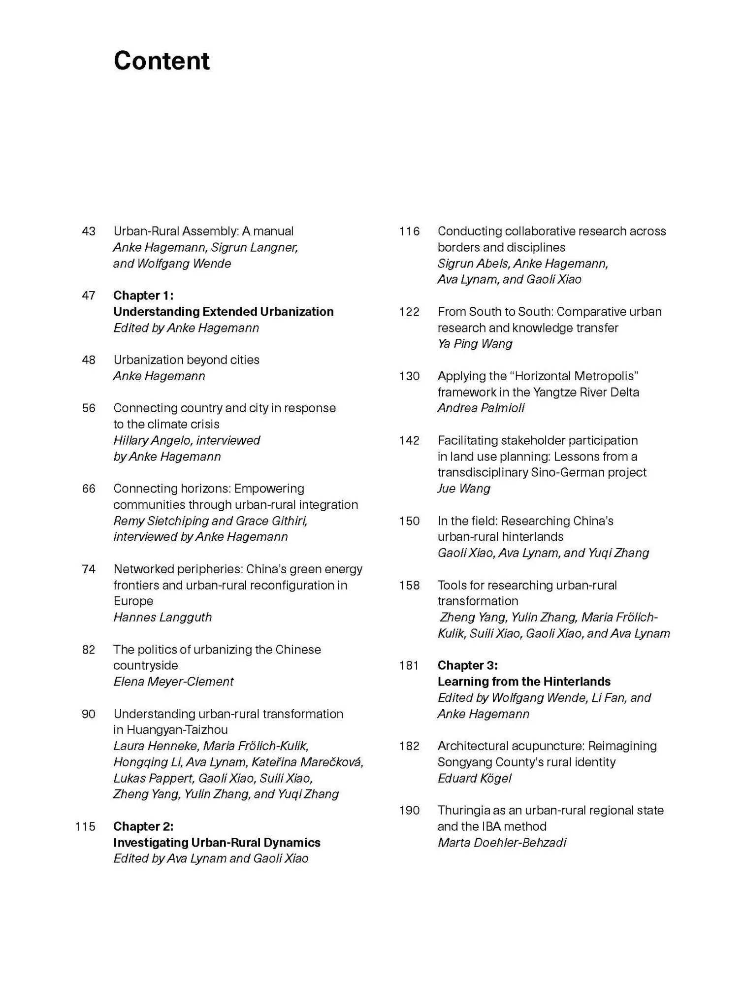 Bild: 9783986120924 | Urban-Rural Assembly | Anke Hagemann (u. a.) | Taschenbuch | 320 S.