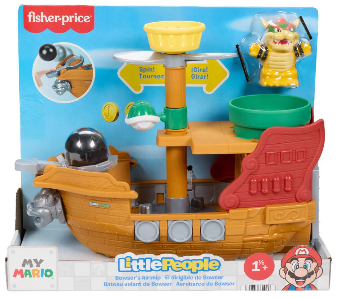 Cover: 194735331024 | Fisher-Price Little People Super Mario Bowser´s Airship | JHG62 | 2026