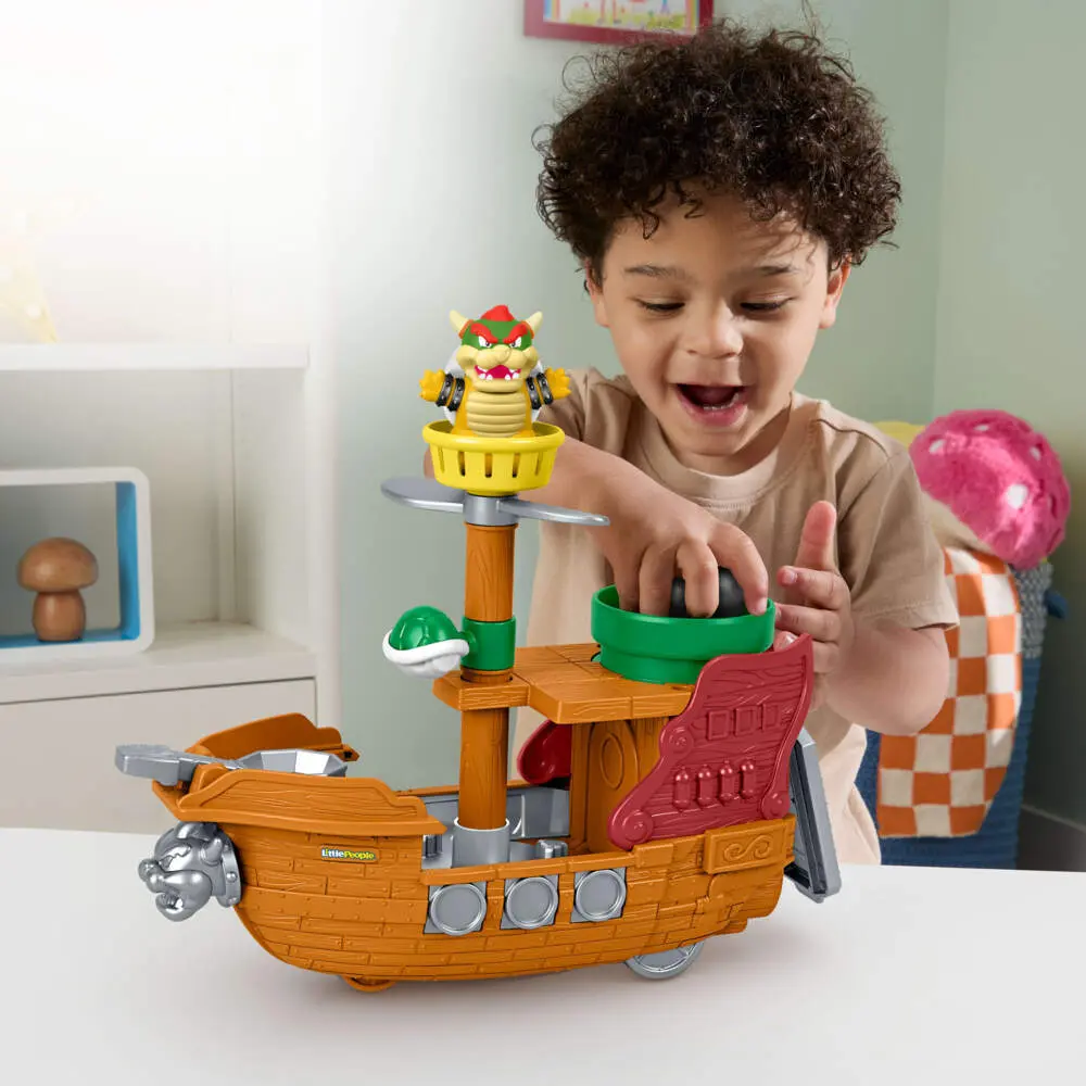 Bild: 194735331024 | Fisher-Price Little People Super Mario Bowser´s Airship | JHG62 | 2026