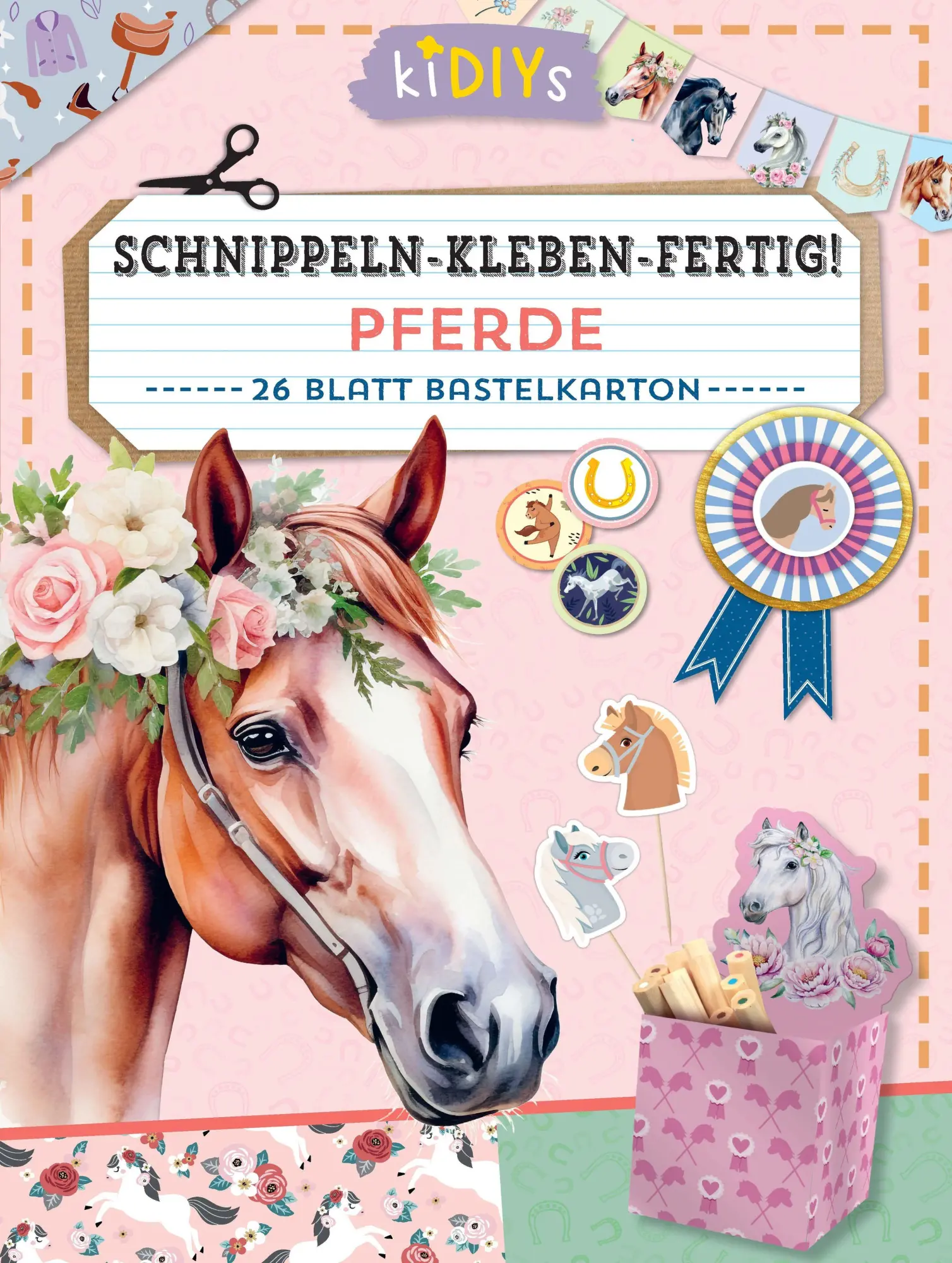 Cover: 4262480691024 | Schnippeln - Kleben - Fertig! - Pferde | Taschenbuch | 52 S. | Deutsch