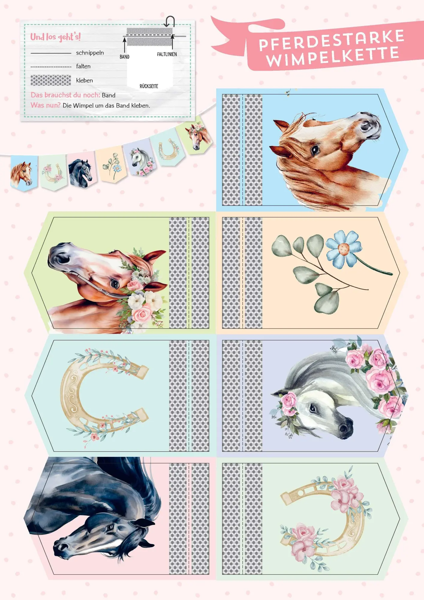 Bild: 4262480691024 | Schnippeln - Kleben - Fertig! - Pferde | Taschenbuch | 52 S. | Deutsch