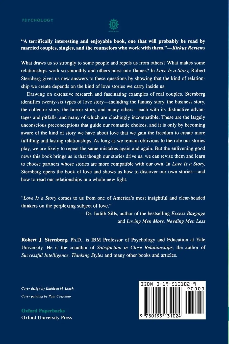 Rückseite: 9780195131024 | Love Is a Story | A New Theory of Relationships | Robert J. Sternberg