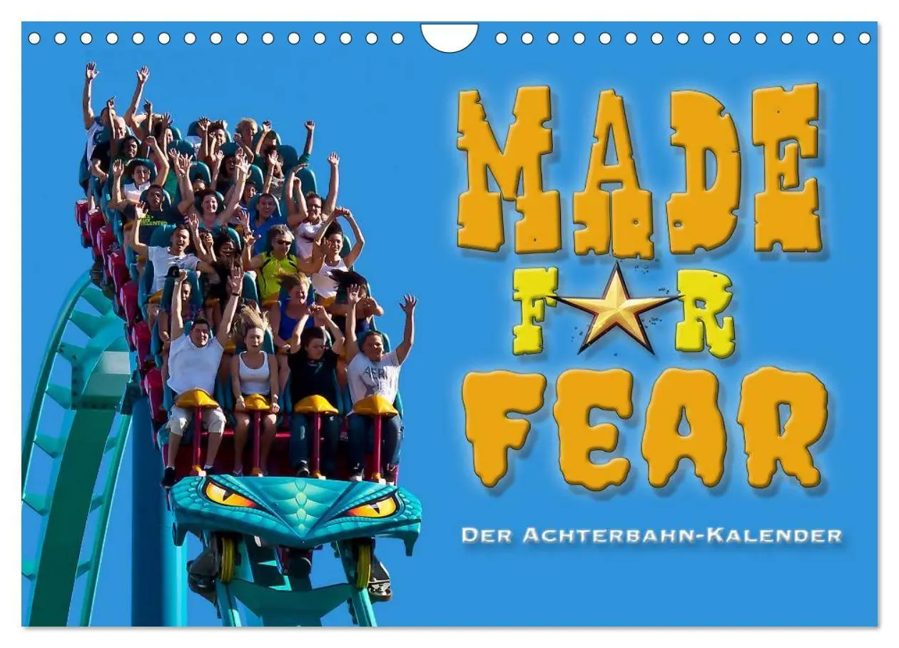 Cover: 9783516061024 | Made for Fear - Der Achterbahnkalender (Wandkalender 2026 DIN A4...