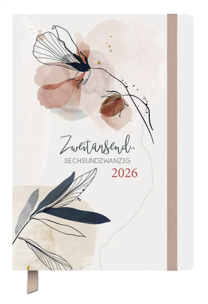 Cover: 9783731891024 | Terminkalender Classic Timer Blütenzauber 2026 | Korsch Verlag | 2026
