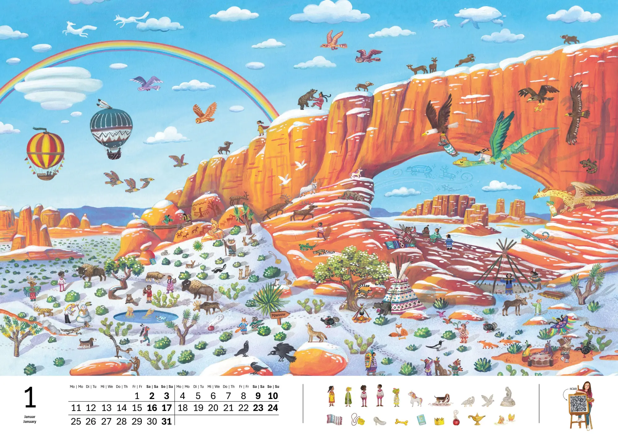 Bild: 9783912681024 | Wimmelkalender 2027 | Stephan Kalinski | Kalender | Deutsch | 2027