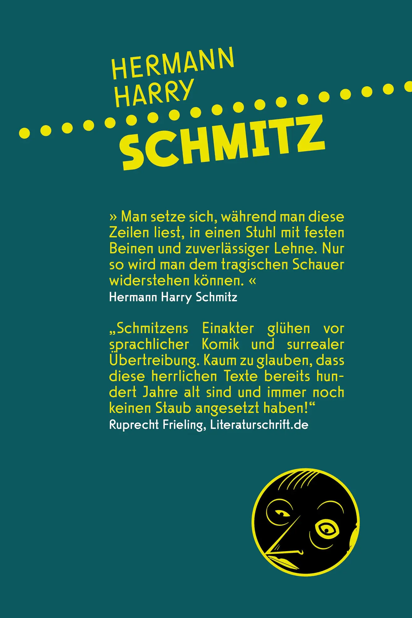 Rückseite: 9783982291024 | Wundersame Katastrophen | Groteske Erzählungen | Hermann Harry Schmitz