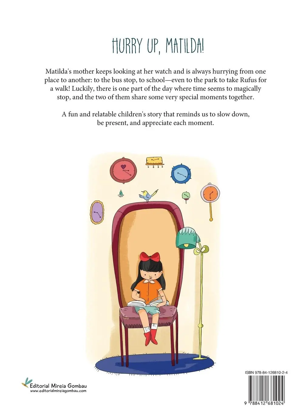 Rückseite: 9788412681024 | Hurry up, Matilda! | Mireia Gombau | Buch | Gebunden | Englisch | 2023